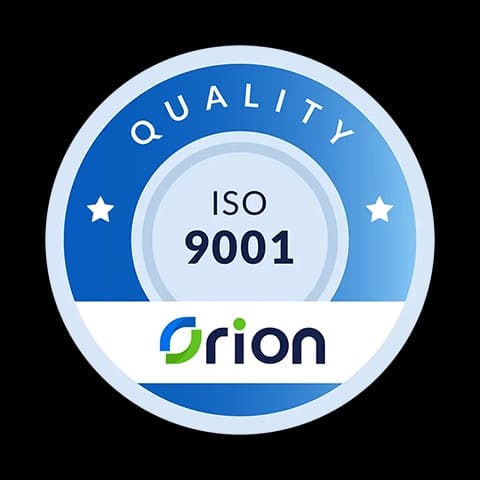 Orion9001 Certification Badge